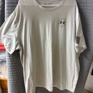 Under Armour Men's Freedom Cream Short Sleeve Tee